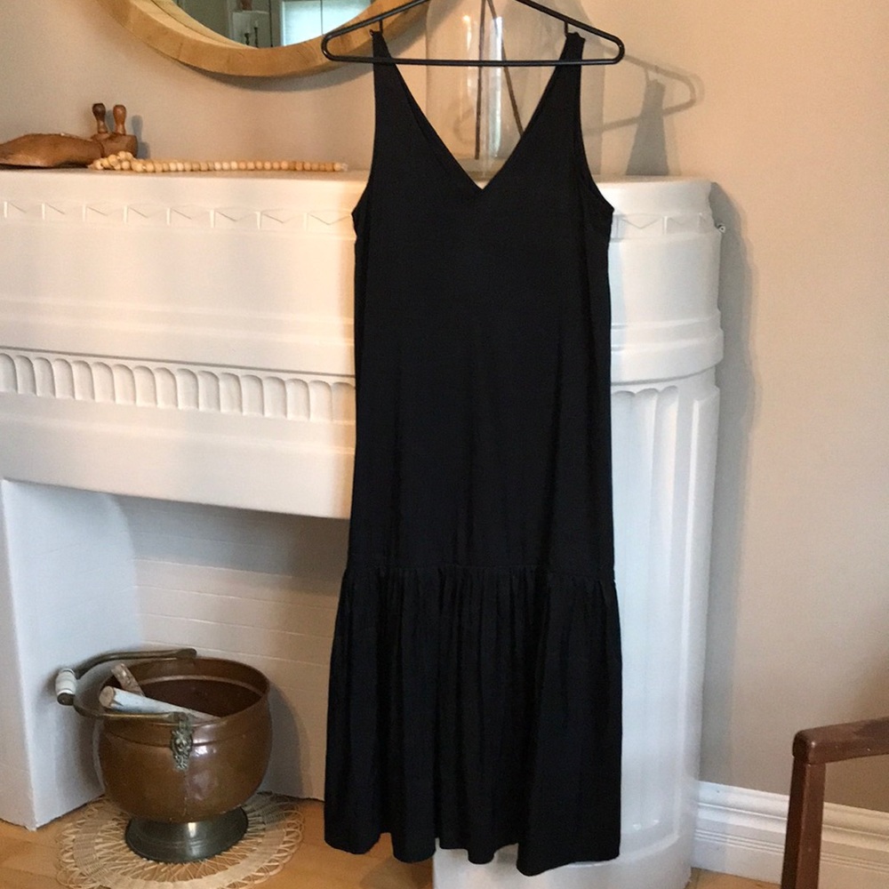 H&M flounced hem vneck tank dress.
